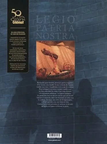 Verso de l'album Legio Patria Nostra Tome 1 Le tambour