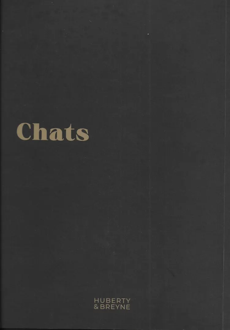 Verso de l'album Chats