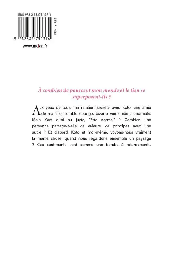Verso de l'album L'amie de ma fille 4