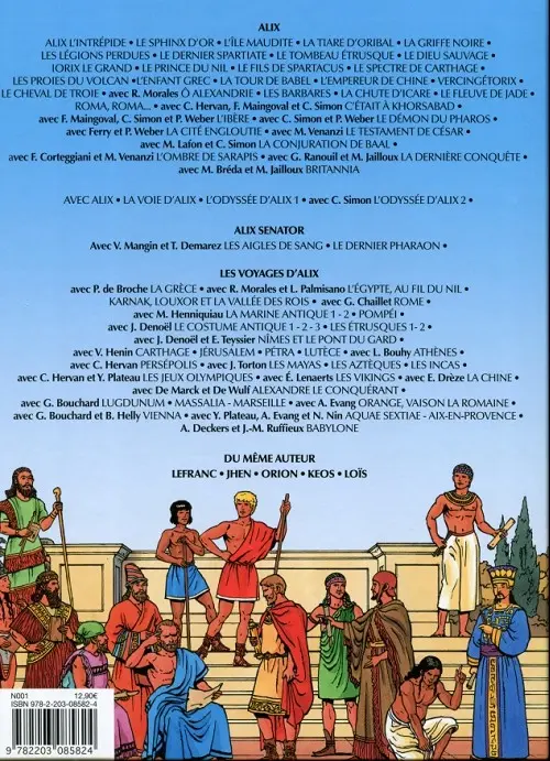 Verso de l'album Les Voyages d'Alix Tome 24 Lutèce