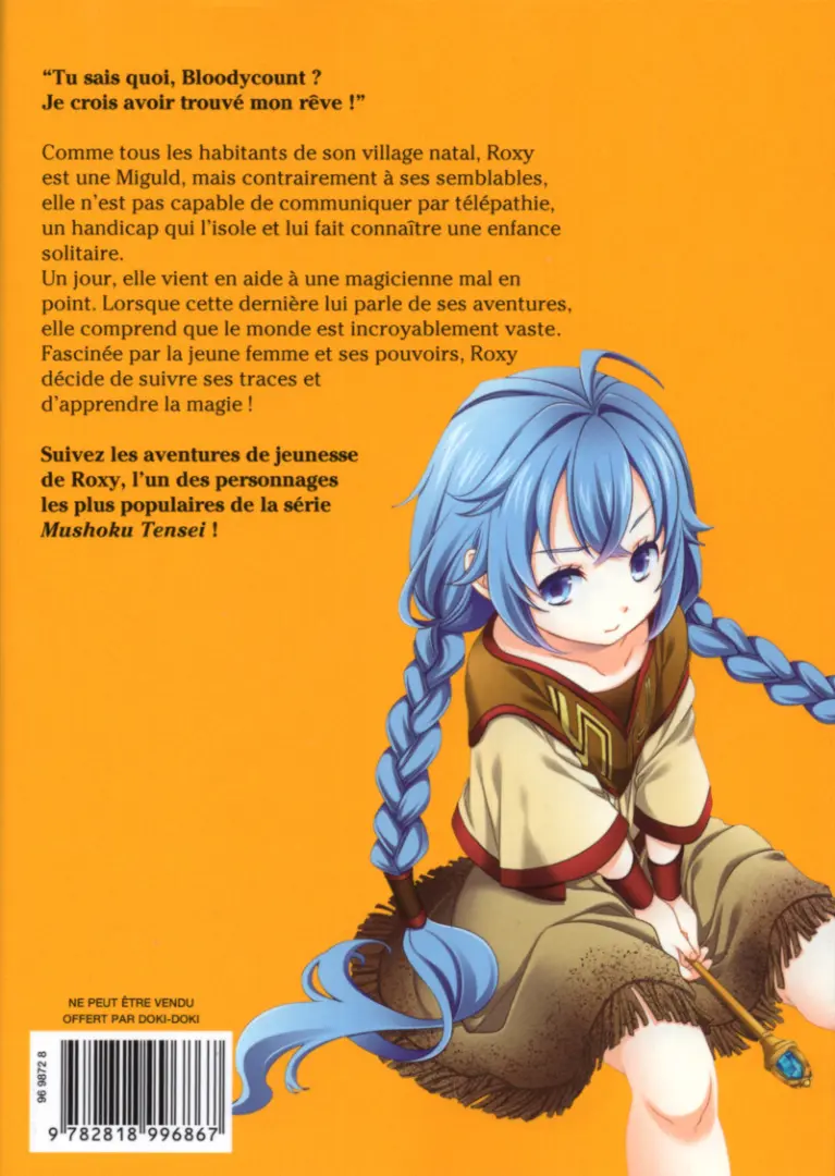 Verso de l'album Mushoku Tensei - Les aventures de Roxy 1