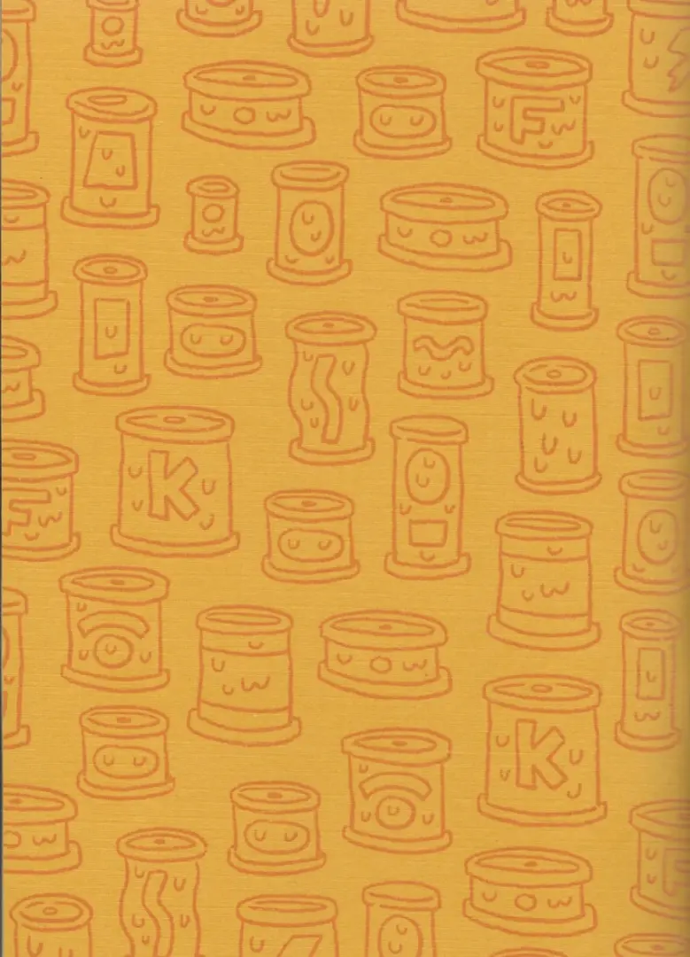 Verso de l'album Du manger en canne