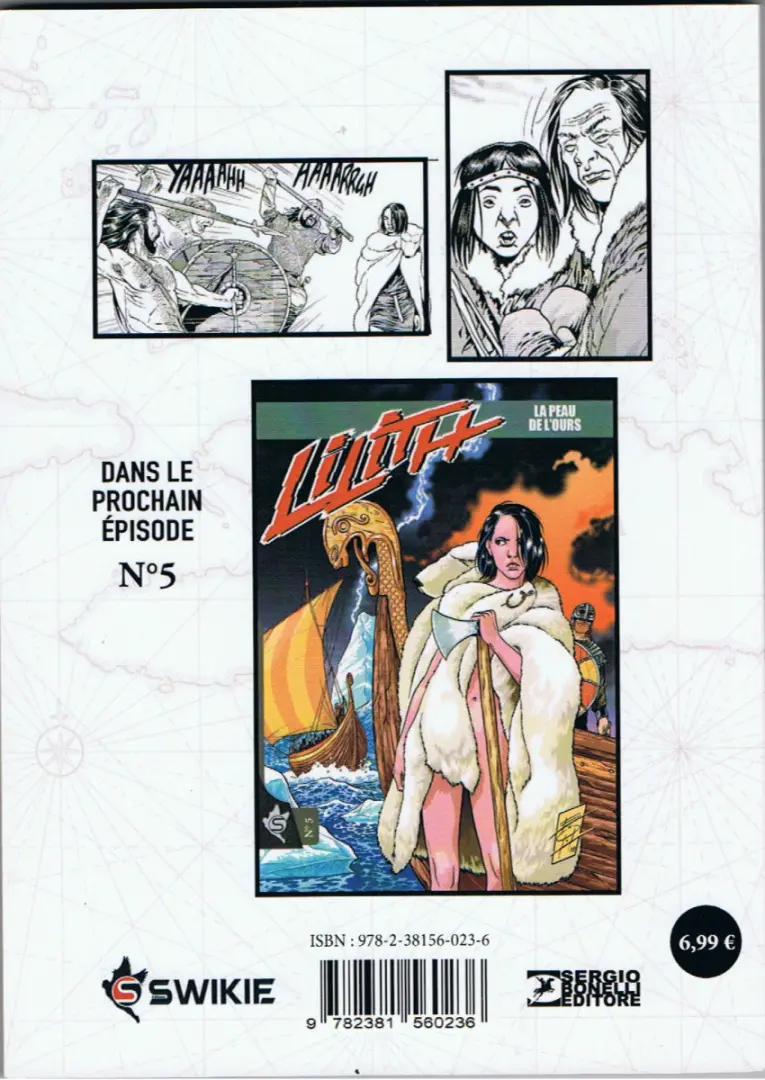 Verso de l'album Lilith N° 4 La chevauchée du diable