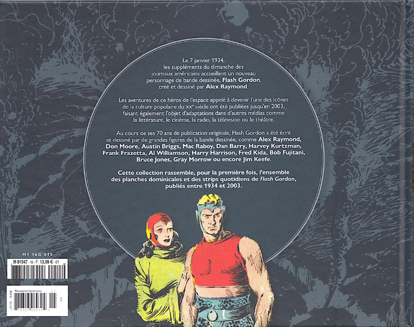 Verso de l'album Flash Gordon Tome 15 1967-1970