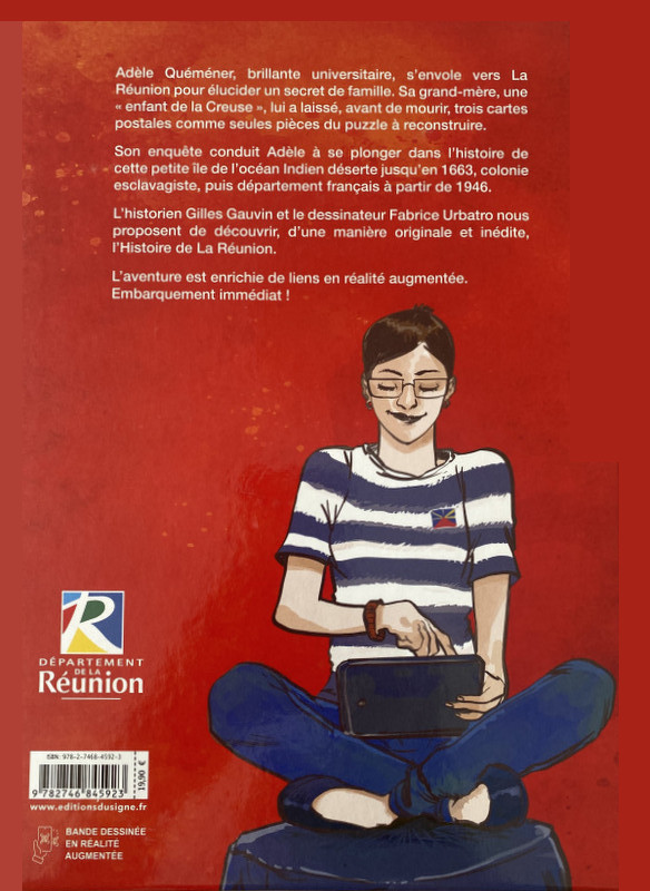 Verso de l'album Histoire de La Réunion Histoire de la réunion - Clés pour comprendre le présent