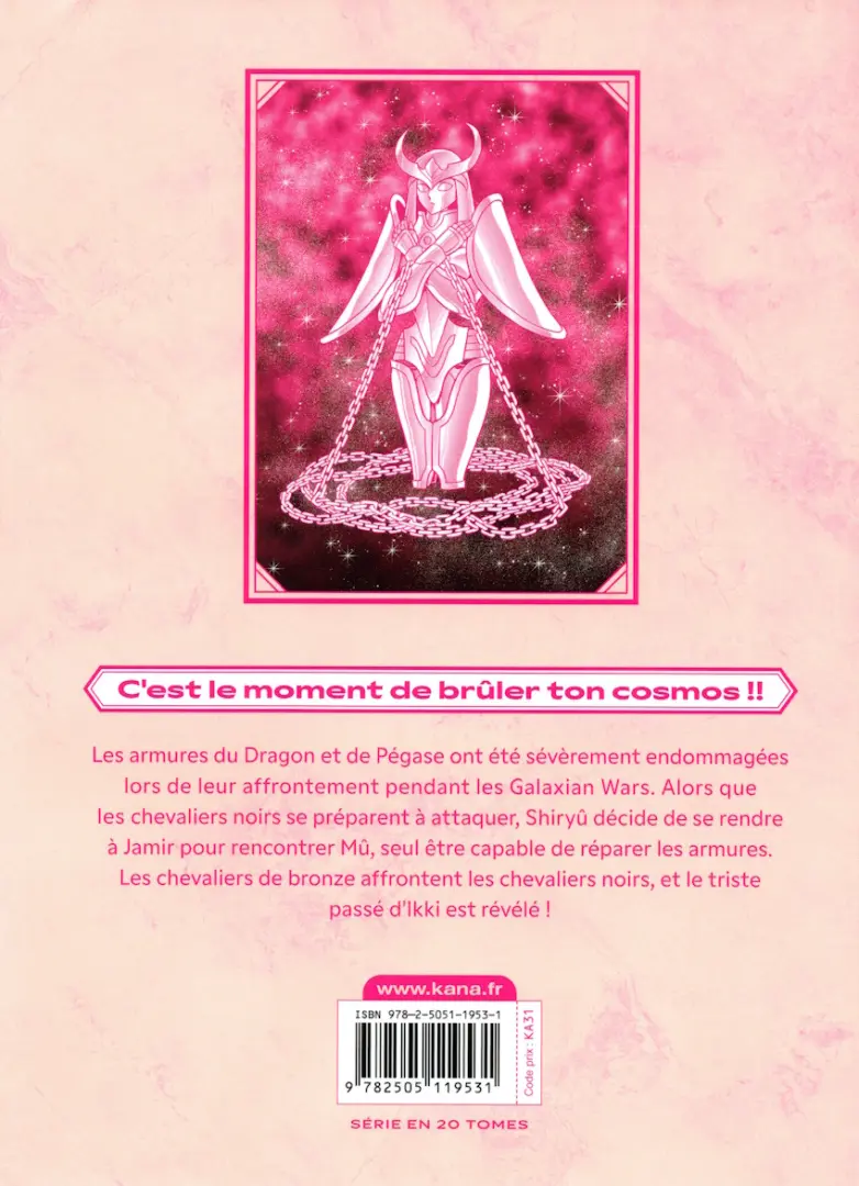 Verso de l'album Saint Seiya - Les Chevaliers du Zodiaque Final Edition 3