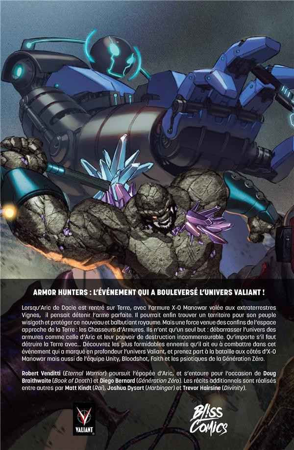 Verso de l'album X-O Manowar Tome 2 Intégrale