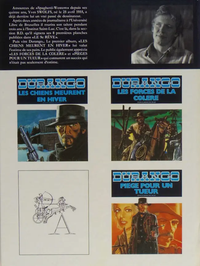 Verso de l'album Durango Tome 4 Amos