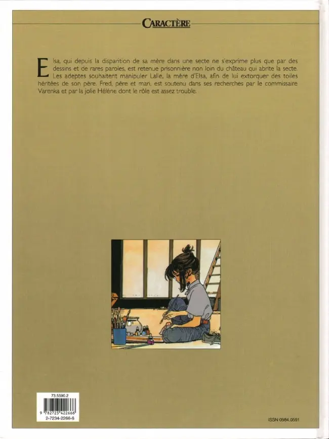 Verso de l'album Elsa Tome 2 Papillons secrets