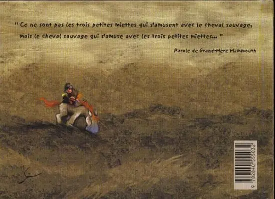 Verso de l'album Genz Gys Khan au pays du vent Tome 1 Ami sauvage