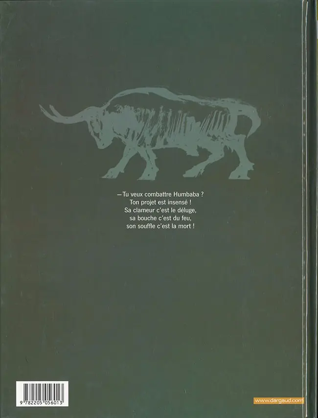 Verso de l'album Gilgamesh Tome 1 Le Tyran