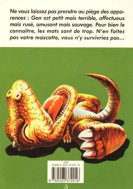Verso de l'album Gon 1