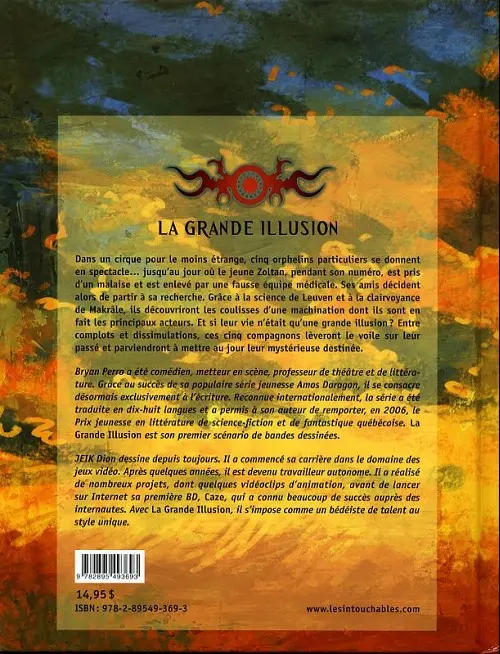Verso de l'album La Grande illusion