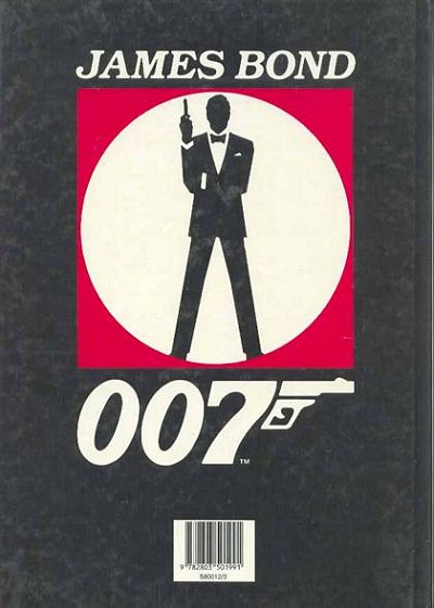 Verso de l'album James Bond 007 Permis de tuer