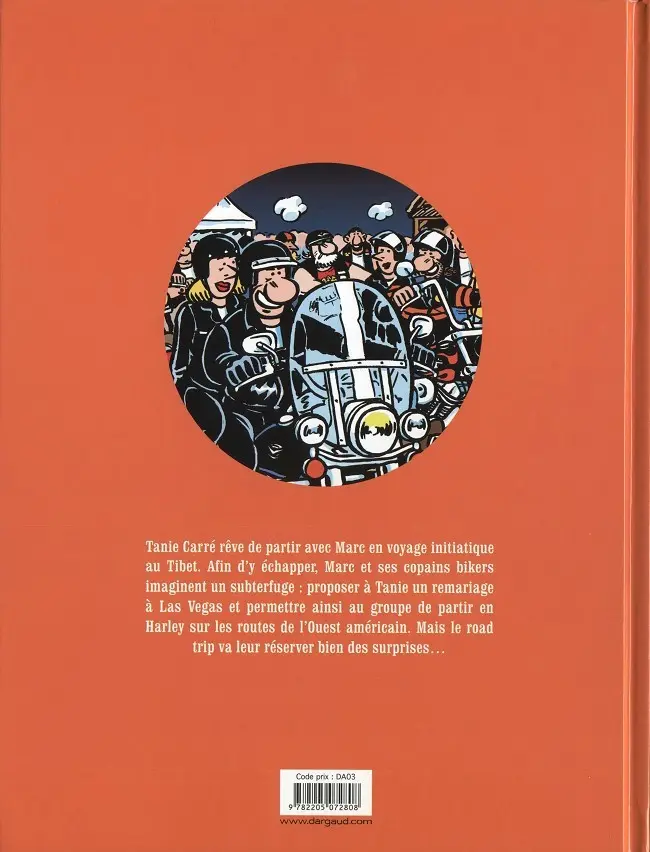 Verso de l'album Je veux une Harley Tome 3 La Conquête de l'Ouest
