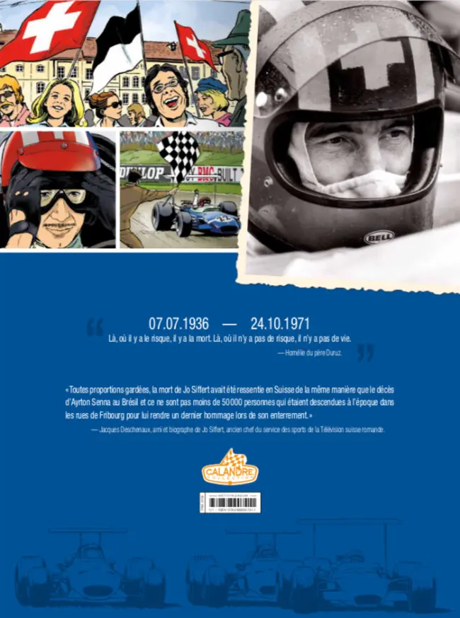 Verso de l'album Jo Siffert