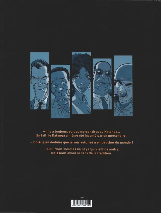 Verso de l'album Katanga Tome 1 Diamants