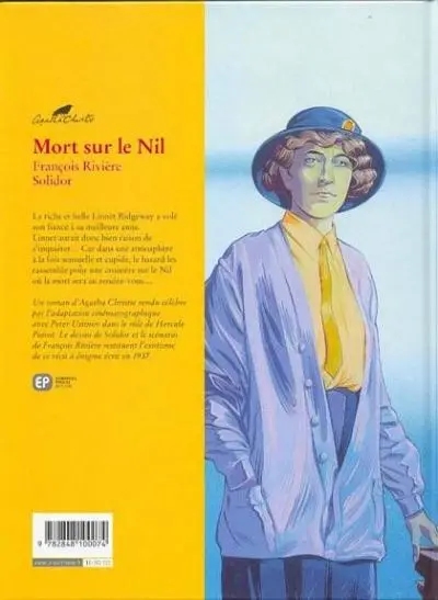 Verso de l'album Agatha Christie Tome 2 Mort sur le Nil