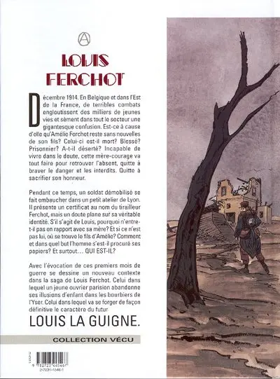 Verso de l'album Louis Ferchot Tome 7 Le soldat inconnu