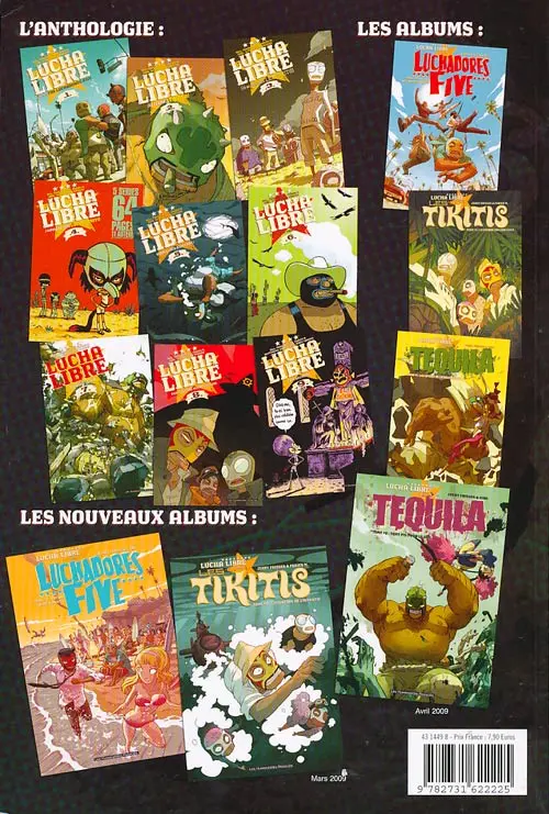 Verso de l'album Lucha Libre Tome 10 Surfin' USA