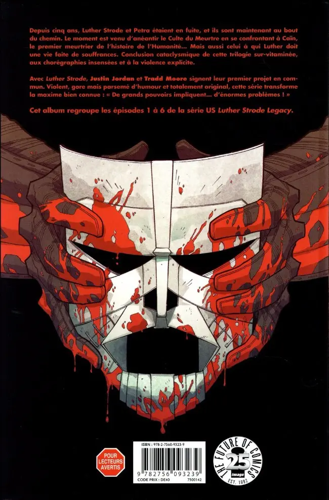 Verso de l'album Luther Strode Tome 3 L'Héritage