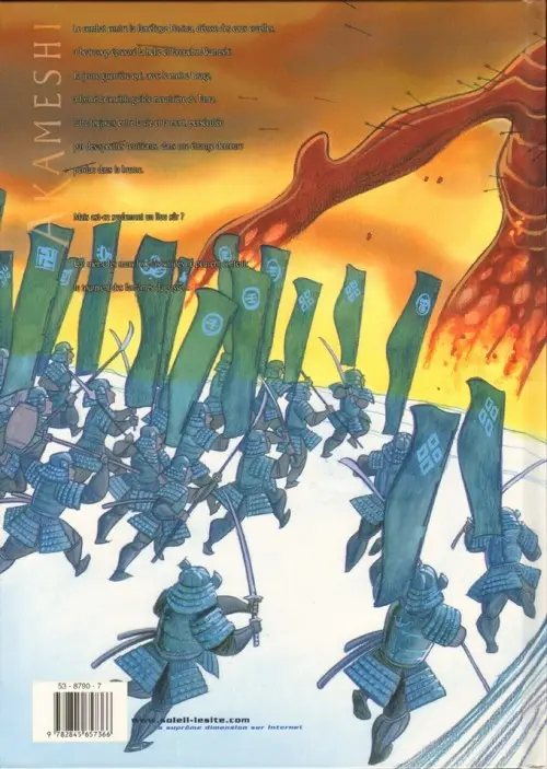 Verso de l'album Akameshi Tome 2 Les fantômes du passé
