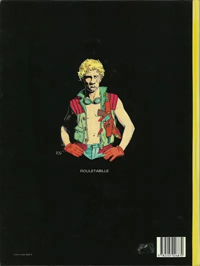 Verso de l'album Marc Jourdan Tome 1 Le crâne de cristal