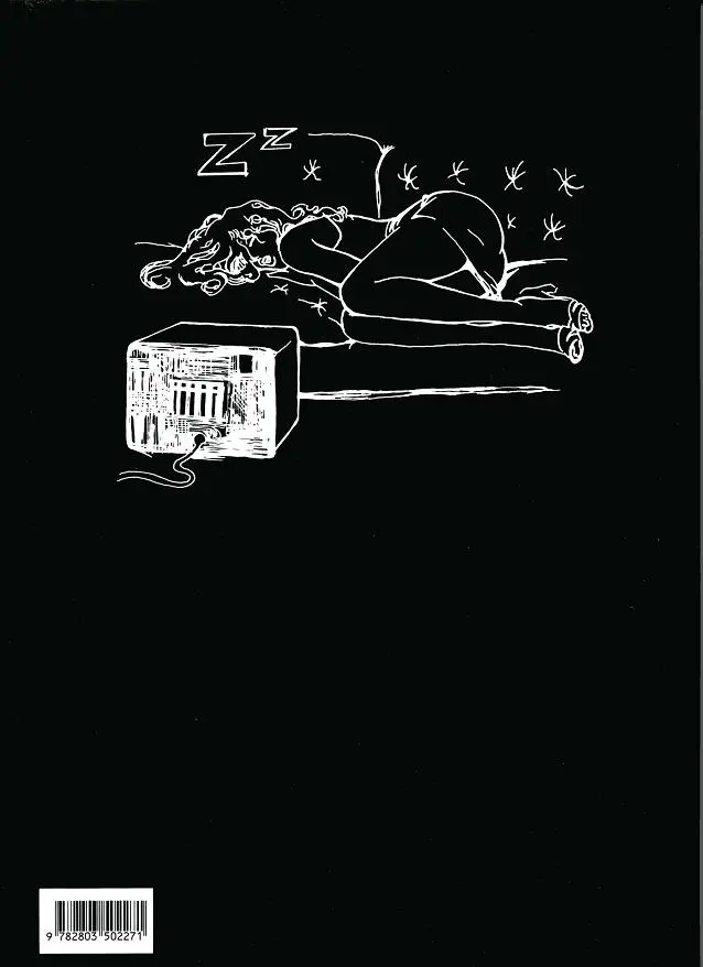 Verso de l'album Miel, toute seule, la nuit