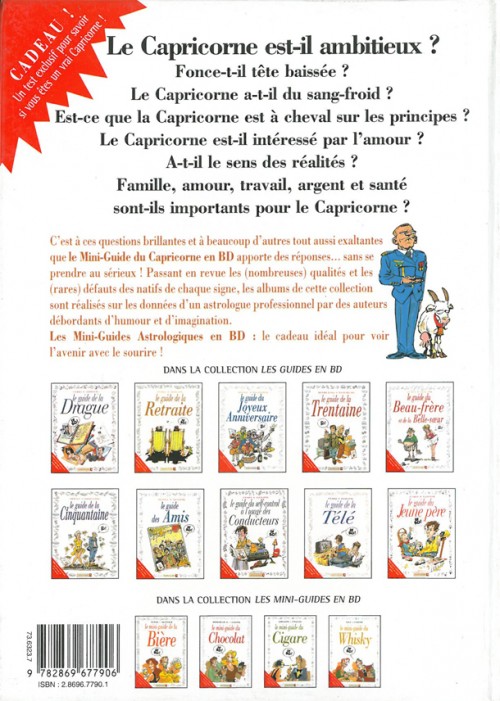 Verso de l'album Le Mini-guide ... Tome 10 Le mini-guide du Capricorne