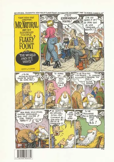 Verso de l'album Mystic funnies Tome 2