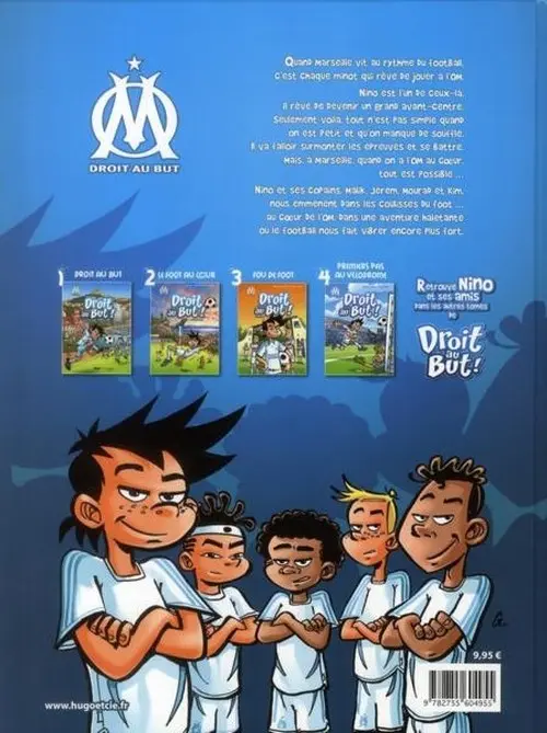 Verso de l'album OM Droit au But ! Tome 5 Nino à la Coupe du Monde