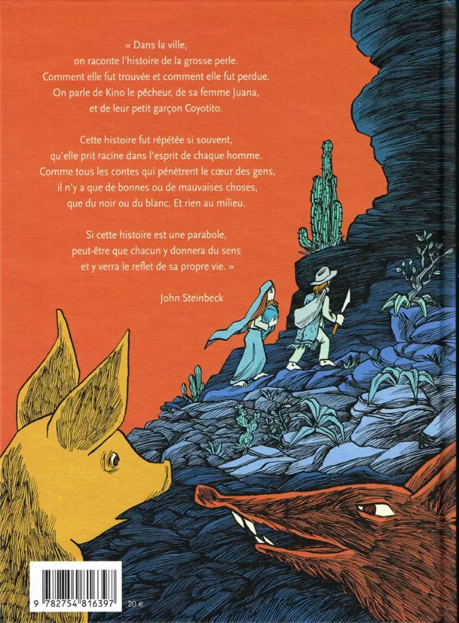 Verso de l'album La Perle
