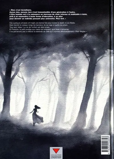 Verso de l'album Petit Verglas Tome 1 L'enfance volée