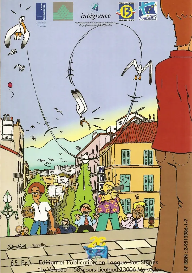 Verso de l'album Une aventure de Ambre & Arno Tome 2 Partition pour un sourd