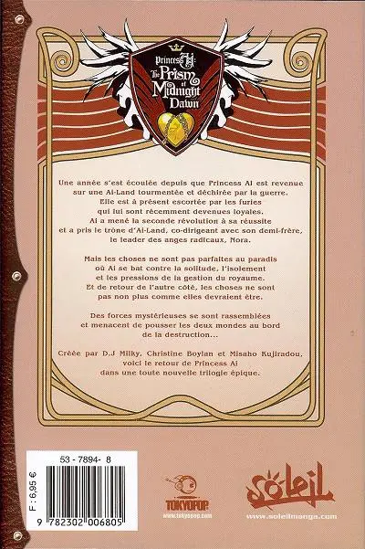Verso de l'album Princess Ai 1