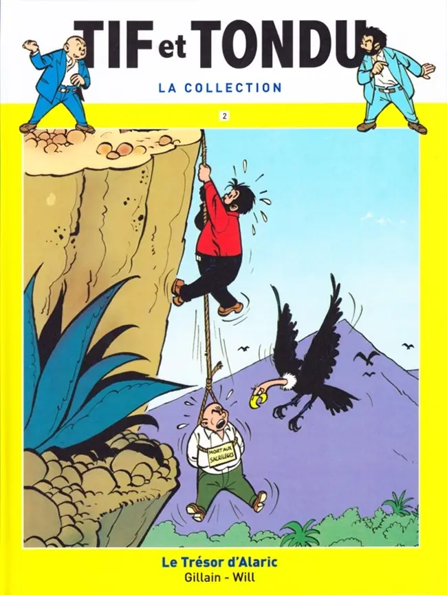Couverture de l'album Tif et Tondu La collection Tome 2 Le Trésor d'Alaric