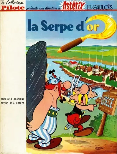 Couverture de l'album Astérix Tome 2 La serpe d'or