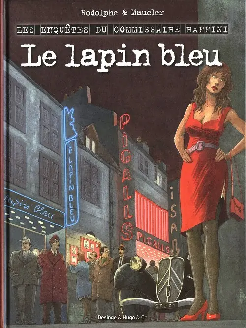 Couverture de l'album Les Enquêtes du commissaire Raffini Tome 9 Le lapin bleu