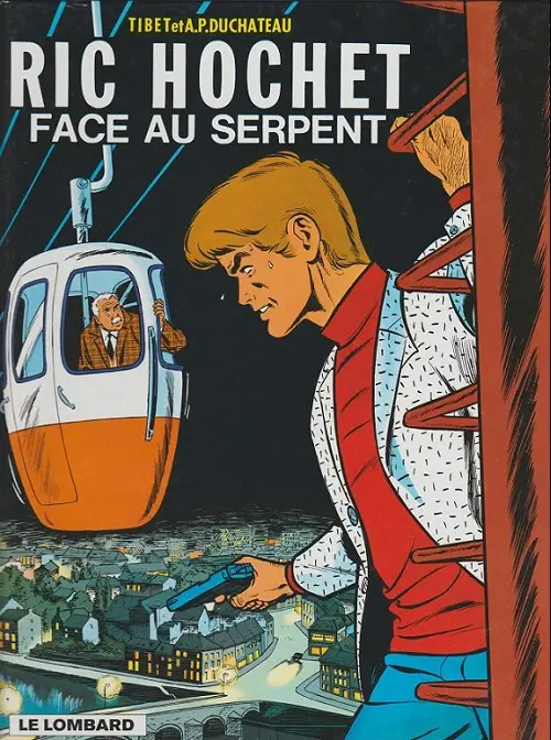 Couverture de l'album Ric Hochet Tome 8 Ric Hochet face au serpent
