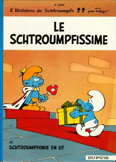 Couverture de l'album Les Schtroumpfs Tome 2 Le Schtroumpfissime (+ Schtroumpfonie en ut)