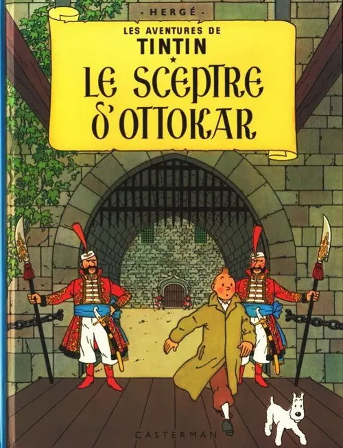 Couverture de l'album Tintin Tome 8 Le sceptre d'Ottokar