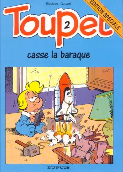 Couverture de l'album Toupet Tome 2 Toupet casse la baraque