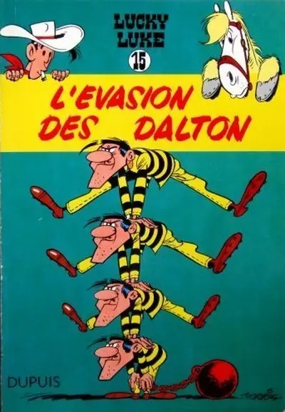 Couverture de l'album Lucky Luke Tome 15 L'évasion des Dalton
