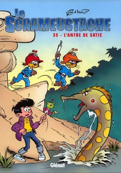 Couverture de l'album Le Scrameustache Tome 35 L'antre de Satic