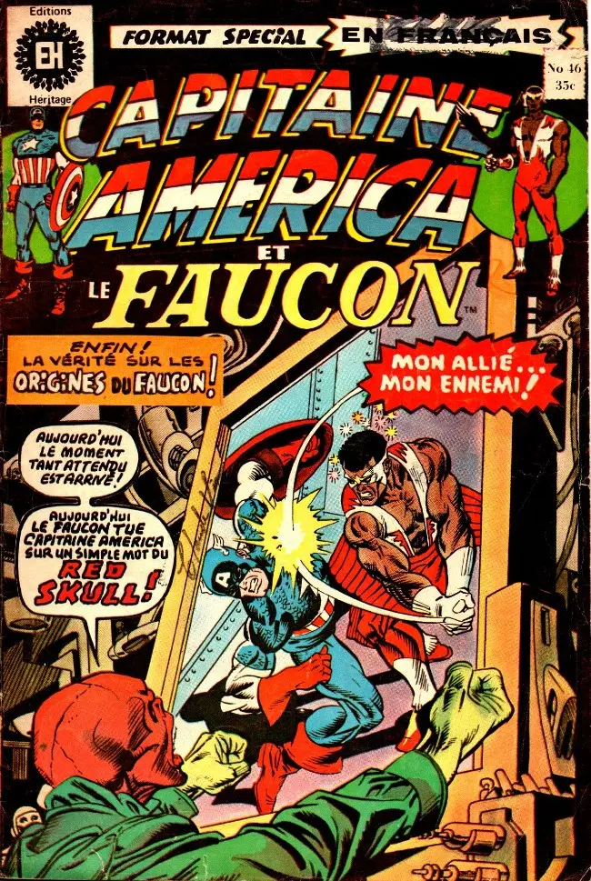 Couverture de l'album Capitaine America Tome 46 Cerveaux en cage !