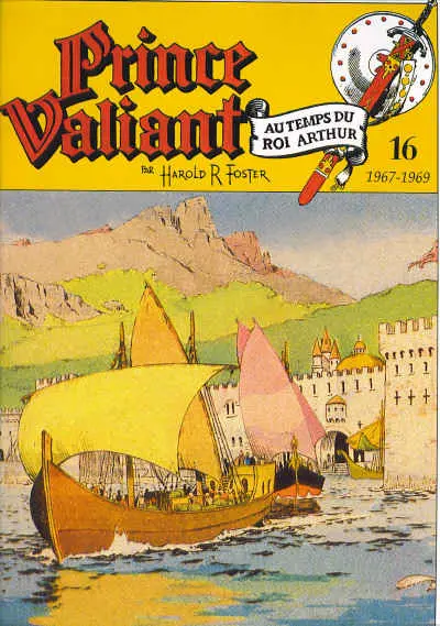 Couverture de l'album Prince Valiant Zenda Tome 16 (1967-1969) Les îles Brumeuses
