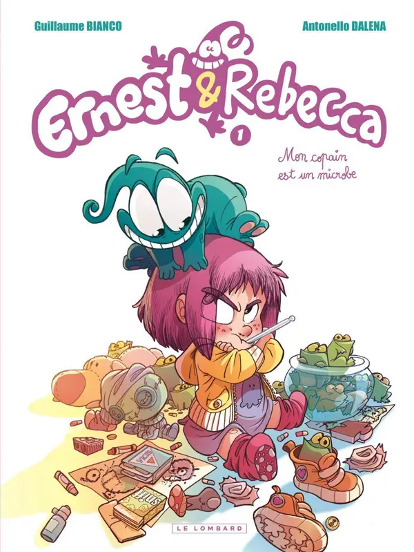 Couverture de l'album Ernest & Rebecca Tome 1 Mon copain est un microbe