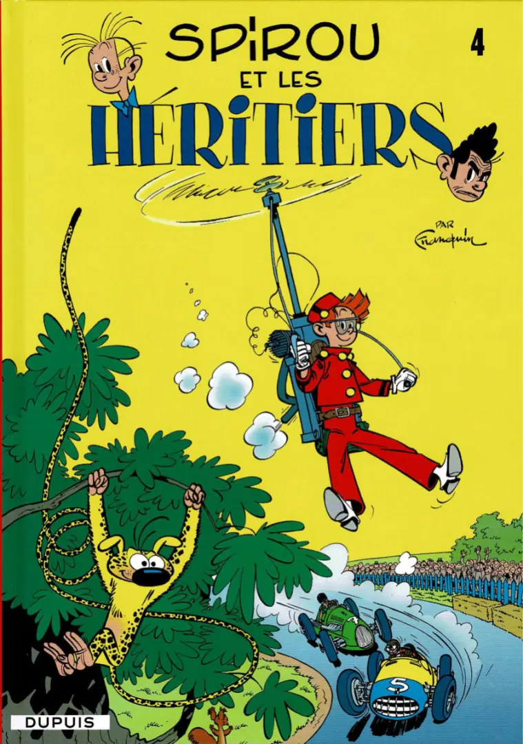 Couverture de l'album Spirou et Fantasio Tome 4 Spirou et les héritiers