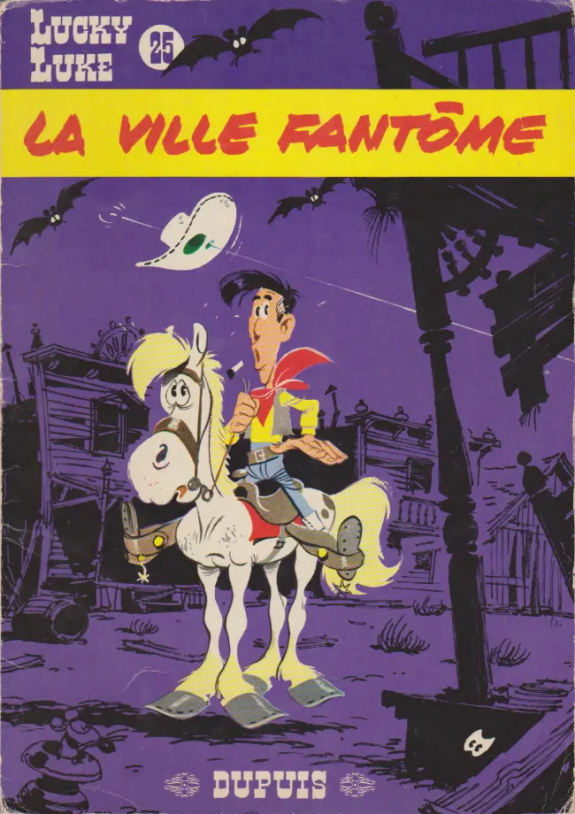 Couverture de l'album Lucky Luke Tome 25 La ville fantôme