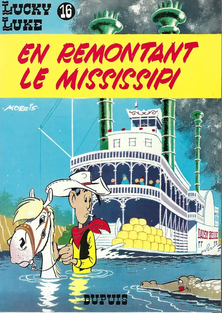 Couverture de l'album Lucky Luke Tome 16 En remontant le Mississipi